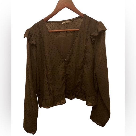 Zara long sleeve blouse - Picture 1 of 3